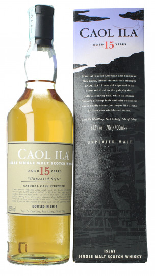 Caol Ila Islay  Scotch Whisky 15 year old Bot.2014 70cl 60.39% OB-Unpeated right box but broken