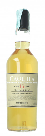 Caol Ila Islay  Scotch Whisky 15 year old Bot.2016 70cl 61.5% OB-Unpeated