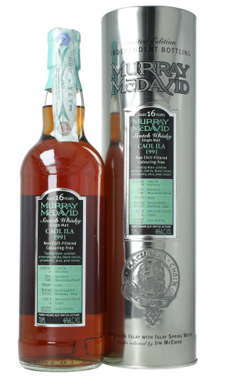 Caol Ila  Islay  Scotch Whisky 16 Year Old 1991 2007 70cl 46% Murray McDavid -