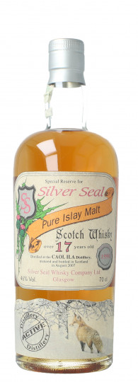 Caol Ila Islay  Scotch Whisky 17 year old 1990 70cl 46% Silver Seal  -