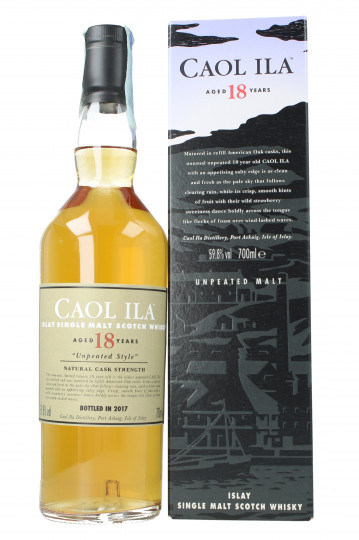 Caol Ila  Islay  Scotch Whisky 18 Year Old 70cl 59.8% OB  -Unpeated