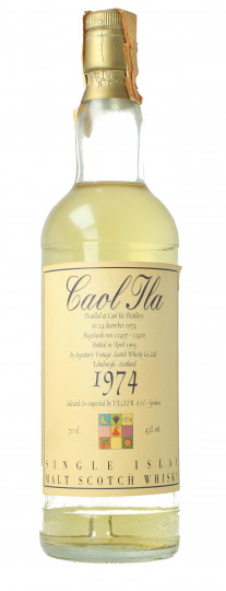 Caol Ila Islay  Scotch Whisky 1974 1993 70cl 43% Velier- Signatory cask 12497-500