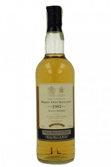 Caol Ila Islay  Scotch Whisky 1982 2007 70cl 46% Berry & Bros Rudd - cask 727-8