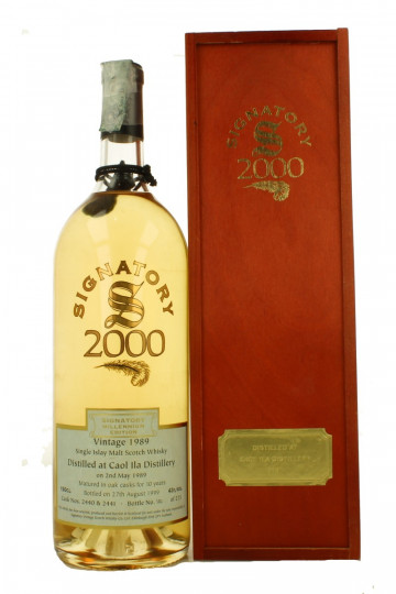 Caol Ila Islay Scotch Whisky 1989 1999 150cl 43% Signatory  - Cask 2440-2441  Millennium edition