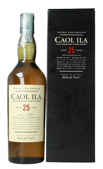 Caol Ila Islay Scotch Whisky 25 Year Old 1979 2005 70cl 58.4% OB-Very very rare