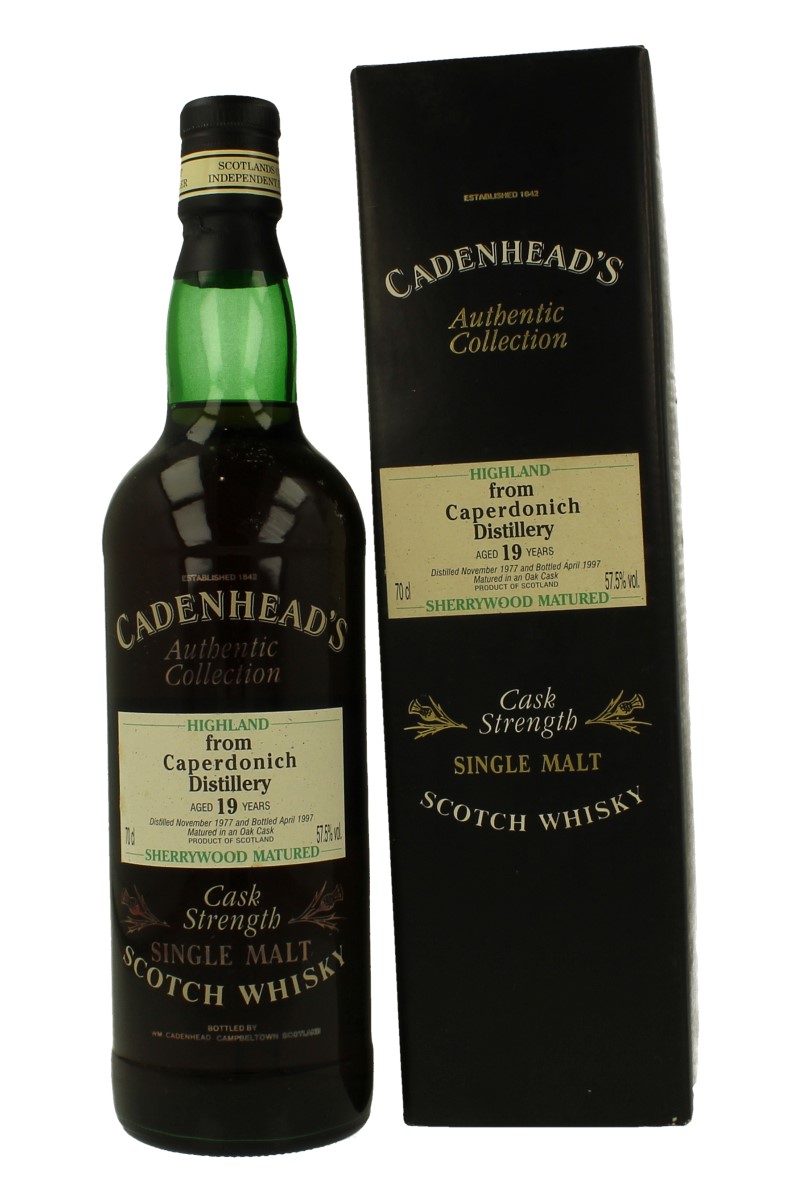 Cadenhead's 19年 スコッチウイスキー CAPERDONICH 19yo 1977 1997 70cl 57.5% Cadenhead's -Authentic
