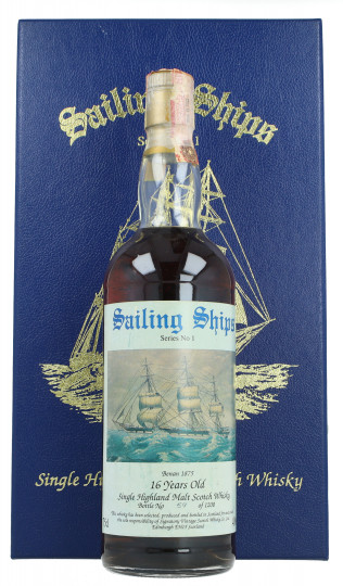 Caperdonich Speyside  Scotch Whisky 16 Years Old 75cl 43% Signatory  -Sailing Ship
