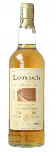 Caperdonich Speyside  Scotch Whisky 37  year old 1968 2006 70cl 40.3% Lonach