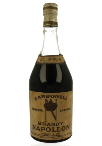 CARBONQELL  Brandy 20yo Bot.60/70's 73cl 40 %