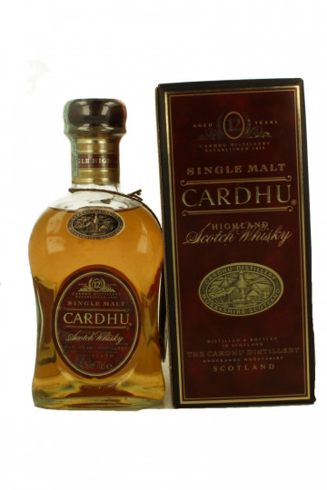 CARDHU 12 Year old Bot in The 90's early 2000 70cl 40%