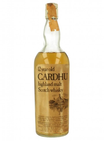 CARDHU 12yo Bot.70's 75cl 40% OB - Wax & Vitale Imp.