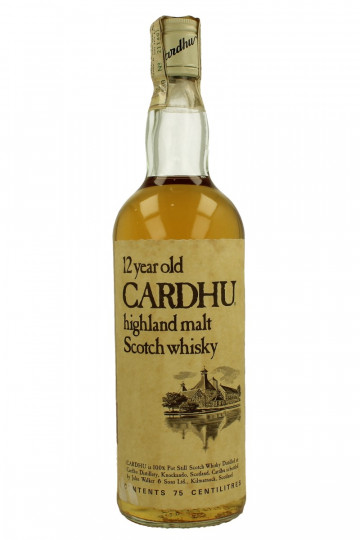 Cardhu Speyside Scotch Whisky 12yo 1980 75cl 43%