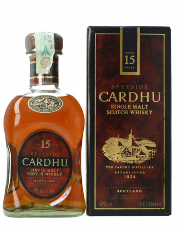 Cardhu Speyside  Scotch Whisky 15 Year old 70cl 40% OB-