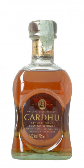 Cardhu Speyside  Scotch Whisky 21 Year old 70cl 54.2% OB-