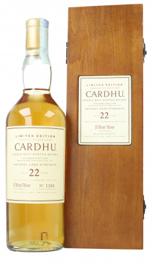 Cardhu Speyside Scotch Whisky 22 Yer Old 1982 2005 70cl 57.8% LIMITED EDITION