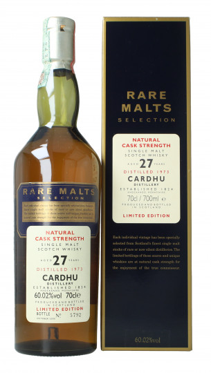 Cardhu Speyside  Scotch Whisky 27 year old 1973 2000 70cl 60.02% OB  - Rare Malts selection