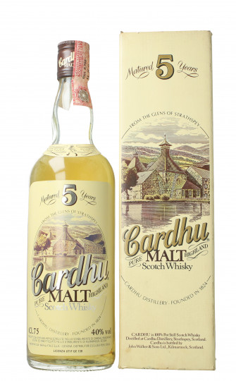 Cardhu Speyside  Scotch Whisky 5 Year old - Bot. in The 80's 75cl 40 OB-
