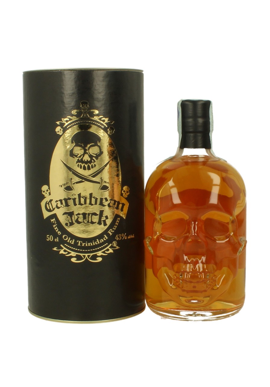 CARIBBEAN JACK 50cl 43 Rum Products Whisky Antique, Whisky & Spirits