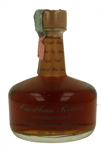 CARIBBEAN RESERVE - PAMPERO 9yo 2001 bottled 70cl 46% LIQUID GOLD