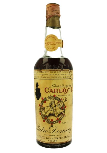 CARLOS I   Brandy Bot.50/60's 75cl 42% Pedro Domenq