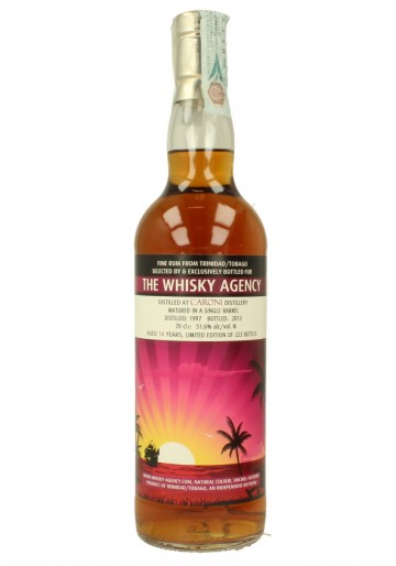 CARONI  16yo 1997 2013 70cl 51.6% The Whisky Agency - Rum