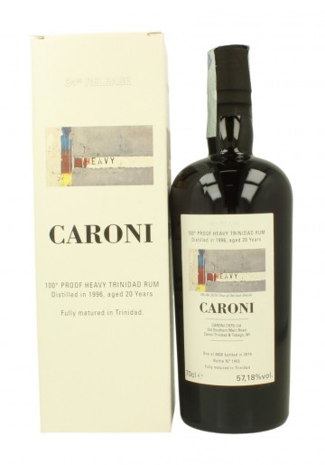 CARONI 20yo 1996 2016 70cl 57.18% Velier - Rum