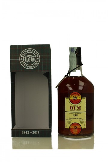 Caroni DISTILLERY HTR 18 years old 1998 2017 70cl 65.8% Cadenhead's 175th Anniversary