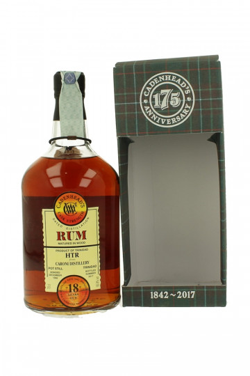 Caroni DISTILLERY HTR 18 years old 1998 2017 70cl 65.8% Cadenhead's 175th Anniversary