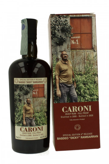 CARONI EMPLOYEES BASDEO "DICKY" RAMSARRAN 2000 2020 70cl 64.3% - Velier - 4th Release