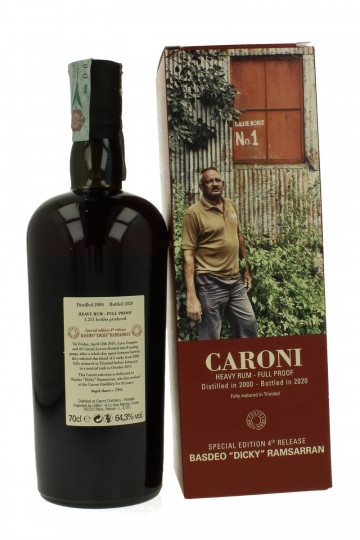 CARONI EMPLOYEES BASDEO "DICKY" RAMSARRAN 2000 2020 70cl 64.3% - Velier - 4th Release