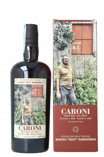 CARONI EMPLOYEES BASDEO "DICKY" RAMSARRAN 2000 2020 70cl 64.3% - Velier - 4th Release