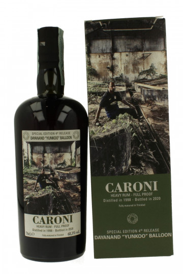 CARONI EMPLOYEES DAYANAND "YUNKOO" BALLOON 1998 2020 70cl 68.3% - Velier - 4th Release