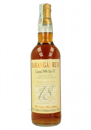 CARONI RUM 18yo 1998 2016 70cl 55% Barangai - Rum