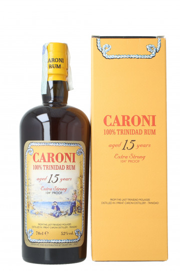 CARONI RUM Extra Strong 15 Year Old 1998 70cl 52% Velier