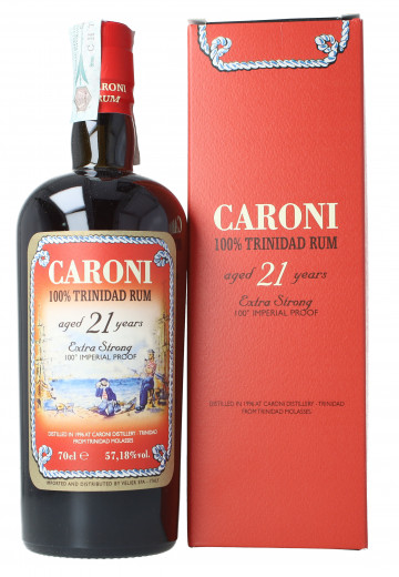 CARONI RUM Extra Strong 21 Year Old 1996 70cl 57.18 % Velier