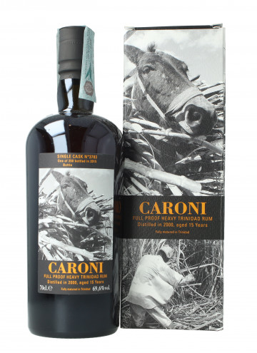 Caroni Trinidad Rum 15 year old 2000 70cl 69.6% Velier- Single cask 3783 - Rum