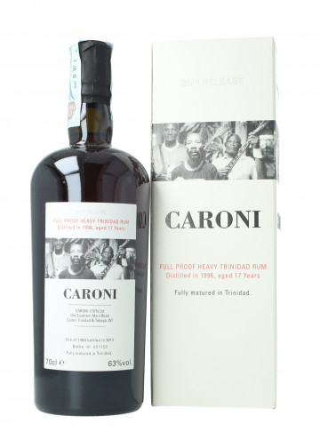 Caroni Trinidad Rum 17 year old 1996 2013 70cl 63% Velier- only 1460 bts - Rum