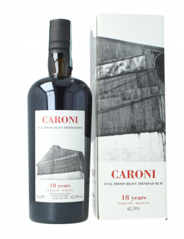 Caroni Trinidad Rum 18 yea rold 1994 2008 70cl 62.59% Velier - Rum
