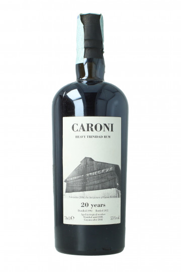 Caroni Trinidad Rum 20 year old 1992 2012 70cl 55% Velier -  no box