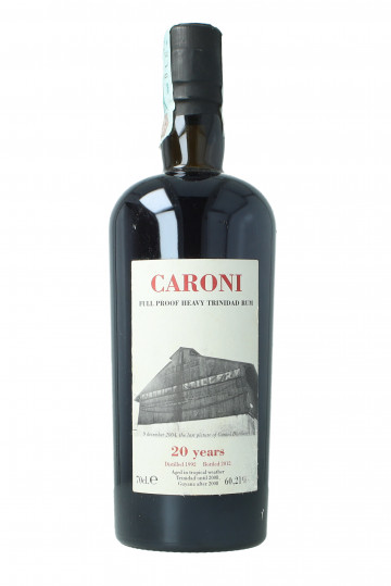 Caroni Trinidad Rum 20 year old 1992 70cl 60.21% Velier -  no box