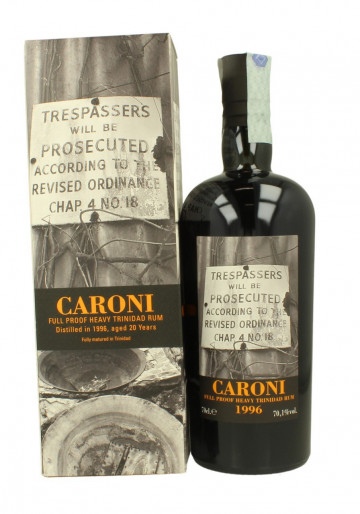 Caroni Trinidad Rum 20 year old 1996 2016 70.1% Velier - Rum