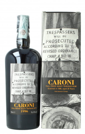 Caroni Trinidad Rum 20 Year Old 1996 70cl 70.1% Velier -