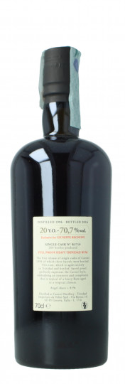 Caroni Trinidad Rum -Begnoni Giuseppe Edition 20 Year Old 1996 2016 70cl 70.7% Velier Single cask R 3719