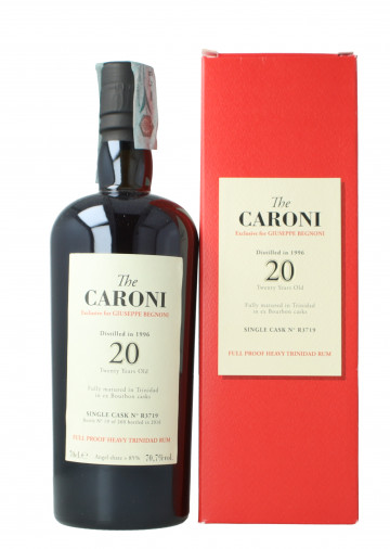 Caroni Trinidad Rum -Begnoni Giuseppe Edition 20 Year Old 1996 2016 70cl 70.7% Velier Single cask R 3719