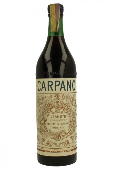 CARPANO  Vermouth Bot 60/70's 100cl 16.5%
