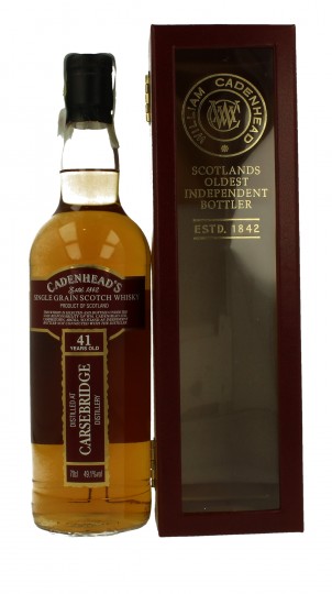 CARSEBRIDGE 41 Years Old 1976 2018 70cl 49.1% Cadenhead's -