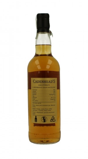 CARSEBRIDGE 41 Years Old 1976 2018 70cl 49.1% Cadenhead's -