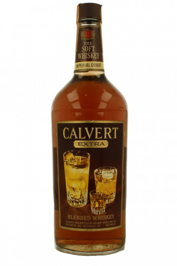 Carvert Extra   Kentucky Straight Bourbon Whiskey Bottled around 1970 Imperial Quart 86 US Proof
