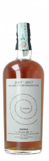 Casari  Highland  Scotch Whisky 24 year old bottled 2017 70cl 53% Commemorative bottle