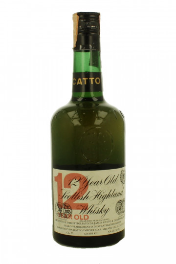 CATTO'S   Blended   Scotch  Whisky 12 Year oLd - Bot. in The 70's 75cl 43% OB-